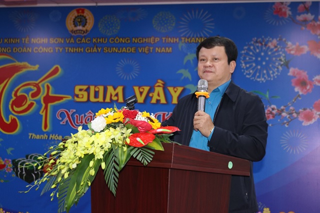 Công đoàn công ty TNHH giầy Sunjade Việt Nam tổ chức chương trình “Tết sum vầy - Xuân gắn kết” cho đoàn viên, CNLĐ.
