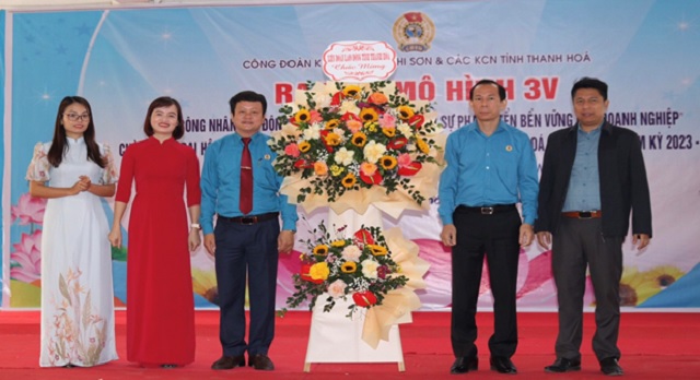 Ra mắt mô hình 3V (Vì công nhân lao động - Vì tổ chức công đoàn - Vì sự phát triển bền vững của doanh nghiệp)