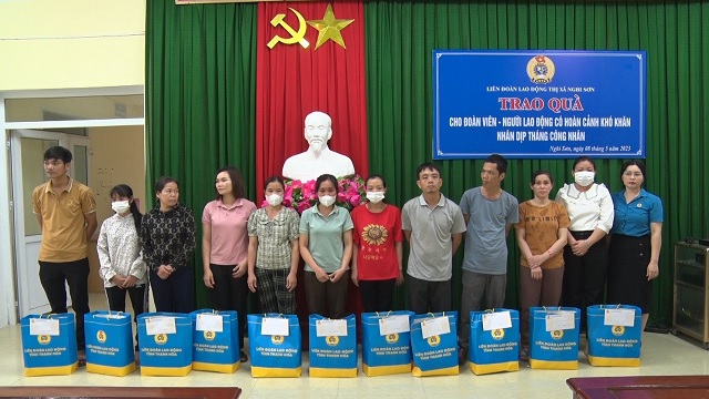 Liên Đoàn Lao động thị xã Nghi Sơn với các hoạt động tháng Công nhân, tháng An toàn vệ sinh Lao động năm 2023.