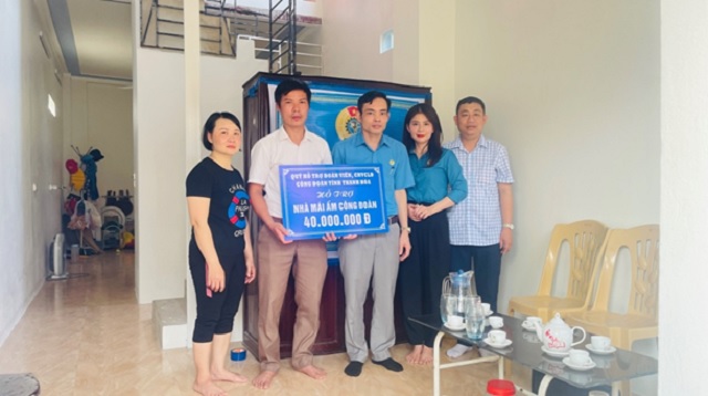 Công đoàn ngành Giáo dục tổ chức Lễ khánh thành Nhà ở Mái ấm Công đoàn cho đoàn viên có hoàn cảnh khó khăn