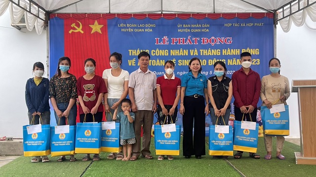 LĐLĐ huyện Quan Hóa: Tích cực chăm lo đời sống cho người lao động