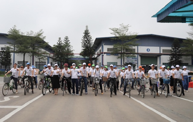 Công đoàn công ty TNHH giầy Aleron Việt Nam hưởng ứng ngày trái đất năm 2023.