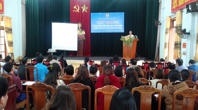 Kết quả triển khai thực hiện Chương trình số 01/Ctr-BCH về công tác truyền thông Công đoàn của LĐLĐ tỉnh Thanh Hóa giai đoạn 2018-2023