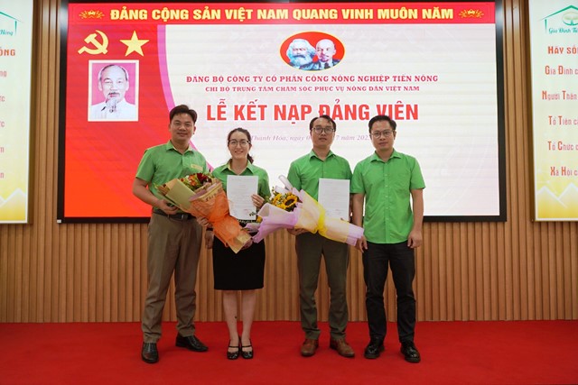 Công tác phát triển đảng viên tại Công đoàn Công ty CP Công nông nghiệp Tiến Nông