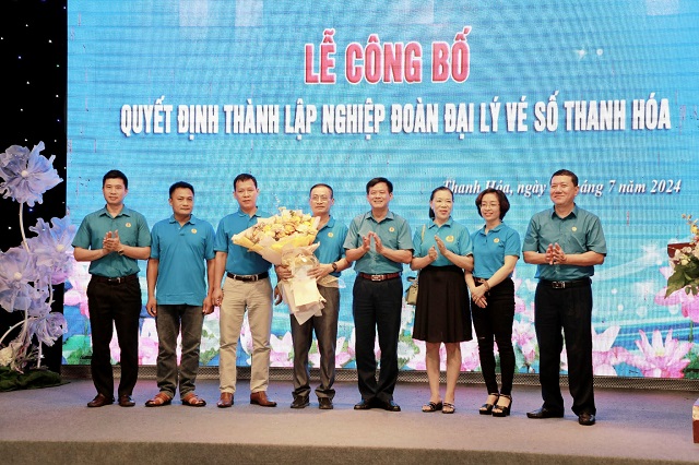 Công đoàn Ngành Công Thương Thanh Hóa tổ chức Lễ công bố quyết định thành lập nghiệp đoàn vé số Thanh Hóa