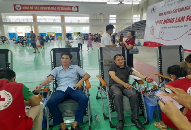 Thọ Xuân: Khai mạc Ngày hội hiến máu tình nguyện “Giọt hồng Lam Sơn” năm 2023