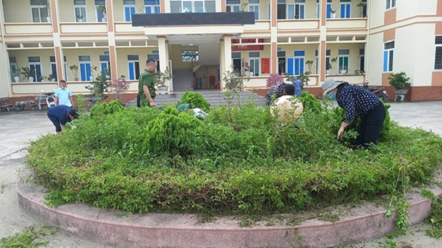 LĐLĐ huyện Hoằng Hóa hướng dẫn xây dựng Mô hình "Công sở sáng, xanh, sạch, đẹp, an toàn” trên địa bàn huyện giai đoạn 2023 - 2025.