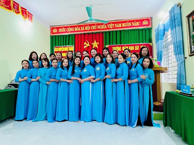 Nâng cao chất lượng hoạt động Công đoàn cơ sở Mầm non cơ sở Cát Vân huyện Như Xuân