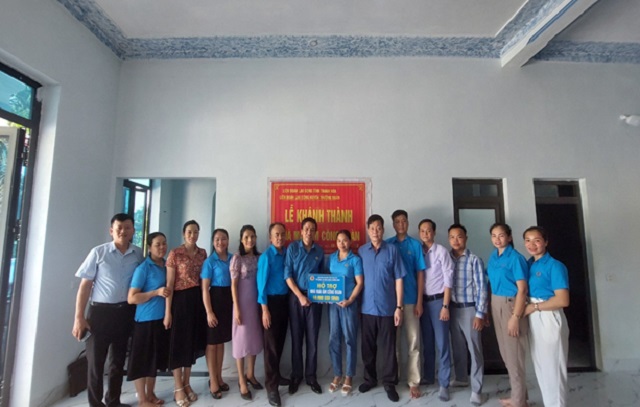Quỹ hỗ trợ đoàn viên, CNVCLĐ Công đoàn Thanh Hoá nơi tiếp sức cho những đoàn viên, NLĐ gặp hoàn cảnh khó khăn huyện Thường Xuân