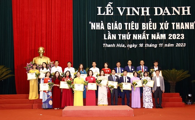 118 Nhà giáo được vinh danh “Nhà giáo tiêu biểu Xứ Thanh” lần thứ nhất, năm 2023