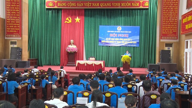 Hội nghị sơ kết hoạt động Công đoàn quý 1; triển khai nhiệm vụ trọng tâm quý 2 năm 2024.