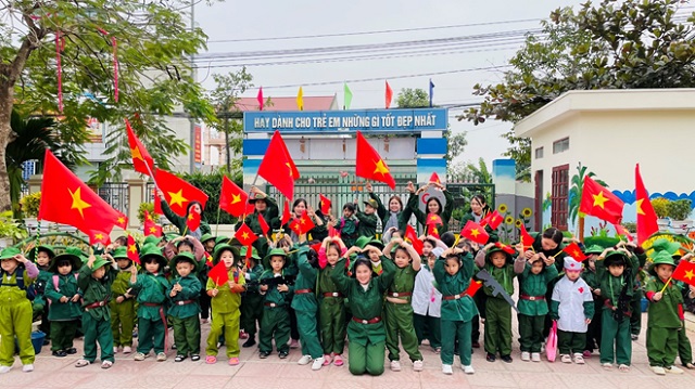 Công đoàn Trường Mầm non Hưng Lộc, huyện Hậu Lộc: Nỗ lực nâng cao chất lượng hoạt động.