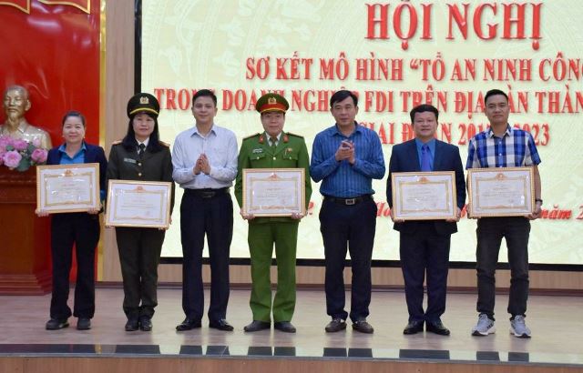 Một số kết quả thực hiện mô hình “An ninh công nhân” của Công đoàn Khu kinh tế Nghi Sơn và các Khu công nghiệp tỉnh Thanh Hóa