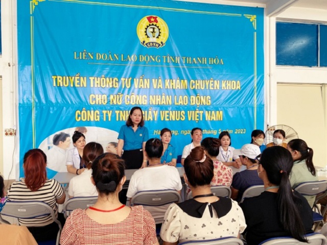 Chăm lo lợi ích thiết thực cho nữ công nhân, viên chức, lao động