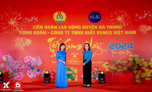 LĐLĐ huyện Hà Trung tổ chức Chương trình “Tết sum vầy – Xuân chia sẻ” năm 2024