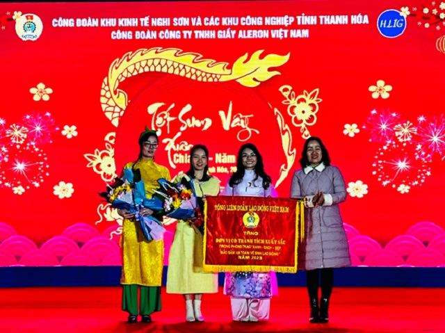 Công đoàn Công ty TNHH Giầy Aleron Việt Nam tổ chức chương trình “ Tết Sum vầy – Xuân chia sẻ năm 2024”
