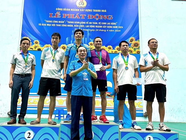 Công đoàn ngành Xây dựng tổ chức Lễ phát động “Tháng Công nhân”, “Tháng An toàn vệ sinh lao động” và khai mạc hội thao CNVCLĐ ngành Xây dựng năm 2024.