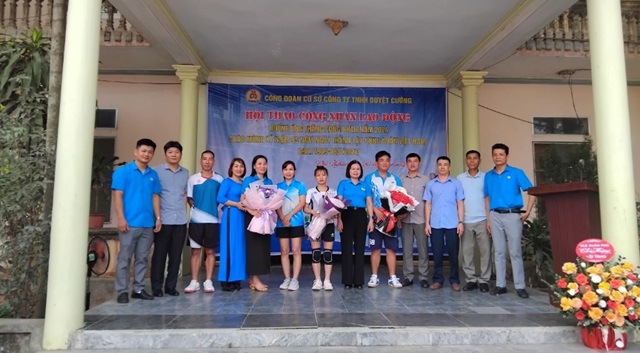 Công đoàn Công ty TNHH Duyệt Cường tổ chức khai mạc Hội thao Công nhân, Lao động năm 2024