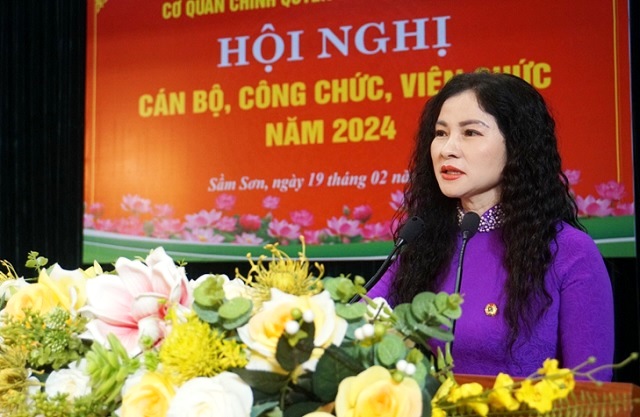 Hội nghị cán bộ, công chức, viên chức Cơ quan chính quyền Thành phố Sầm Sơn