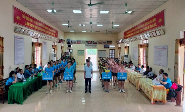 Hội thao Công nhân, viên chức, lao động chào mừng kỷ niệm 95 năm ngày thành lập Công đoàn Việt Nam (28/7/1929-28/7/2024) cụm thi đua số 5 LĐLĐ huyện Yên Định