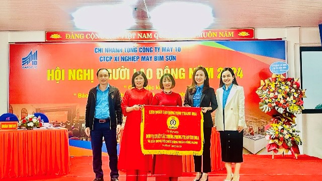 Công ty Cổ phần Xí nghiệp May Bỉm Sơn tổ chức Hội nghị Người Lao động năm 2024