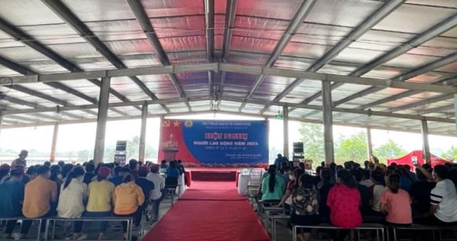 Công ty TNHH giầy Adiana – CN Thọ Xuân tổ chức hội nghị Người lao động năm 2024