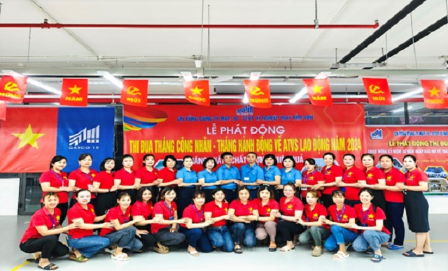 Công đoàn Xí nghiệp May 10 Thị xã Bỉm Sơn tổ chức phát động thi đua Tháng Công nhân 2024