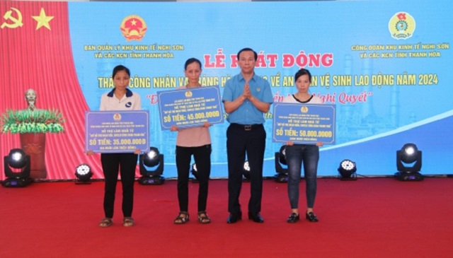 Công đoàn Thanh Hóa chăm lo, bảo đảm quyền lợi cho người lao động