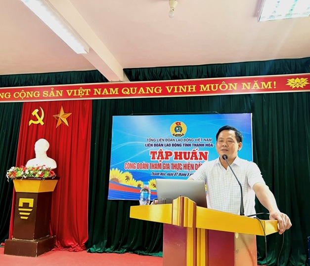 Các cấp Công đoàn ngành Giáo dục Thanh Hóa tham gia tập huấn Công đoàn với việc tham gia Luật dân chủ cơ sở