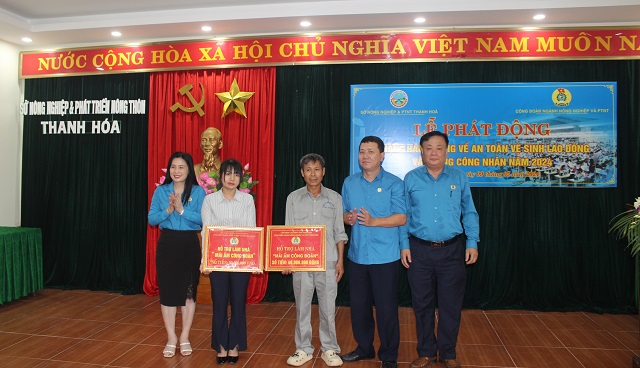Công đoàn Ngành Nông nghiệp và PTNT tổ chức Lễ phát động hưởng ứng Tháng Công nhân, Tháng hành động về An toàn vệ sinh lao động năm 2024.