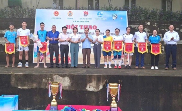 Công đoàn phối hợp với chính quyền xã Thanh Hoà (Như Xuân) tổ chức các hoạt động chào mừng kỷ niệm 79 năm ngày Cách mạng Tháng Tám thành công (19/8) và Quốc Khánh (02/9)