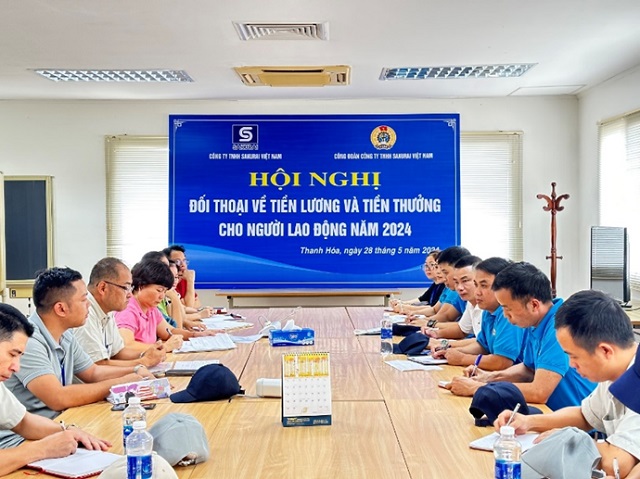 Hội nghị đối thoại về tiền lương và tiền thưởng cho người lao động năm 2024