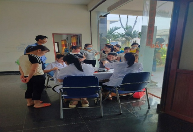 Công đoàn công ty TNHH Duyệt Cường – Cẩm Thuỷ phối hợp tổ chức khám sức khoẻ cho đoàn viên NLĐ năm 2024