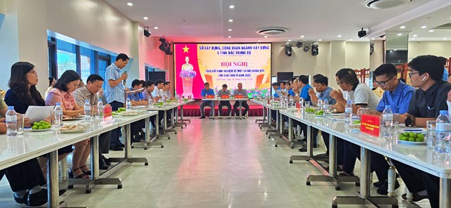 Sở Xây dựng - Công đoàn ngành Xây dựng Thanh Hóa tổ chức Hội nghị Giao ban thường niên 6 tỉnh Bắc Trung Bộ năm 2024.