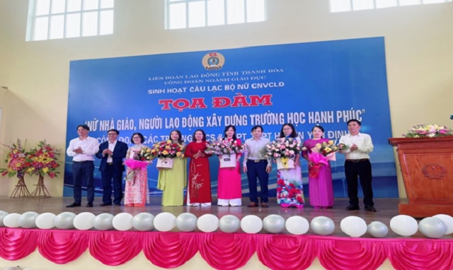 Công đoàn ngành Giáo dục tổ chức Sinh hoạt Câu lạc bộ Nữ nhà giáo, Người lao động Cụm các Công đoàn trường THCS&amp;THPT, THPT trên địa bàn huyện Yên Định