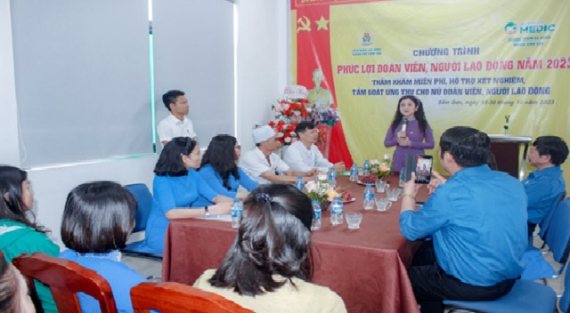 Chương trình thăm khám, tầm soát ung thư cho nữ đoàn viên, công nhân viên chức, lao động thành phố Sầm Sơn