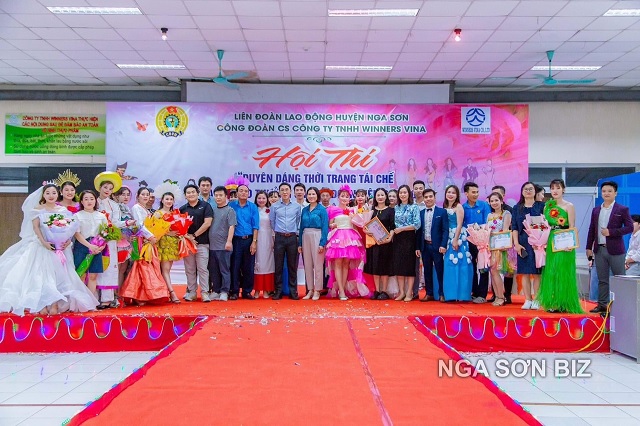 Công đoàn công ty TNHH Winner vina Nga Sơn tổ chức thi “Duyên Dáng Thời trang Tái Chế” chào mừng kỷ niệm 93 năm Ngày phụ nữ việt nam 20/10 .