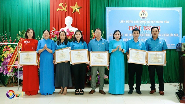 LĐLĐ huyện Quan Hóa sơ kết phong trào CNVCLĐ và hoạt động Công đoàn 6 tháng đầu năm; Triển khai nhiệm vụ 6 tháng cuối năm 2024