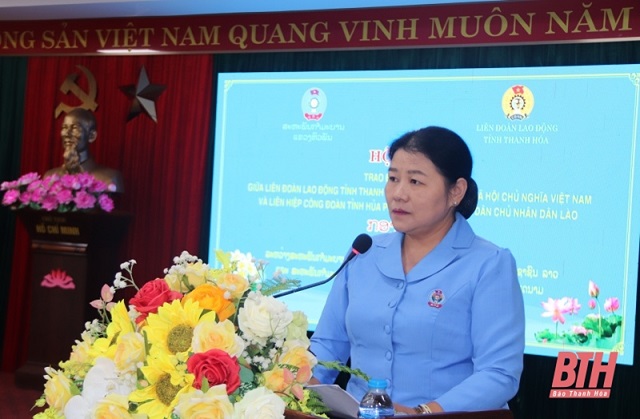 Trao đổi kinh nghiệm giữa công đoàn hai tỉnh Thanh Hóa - Hủa Phăn 5.jpg