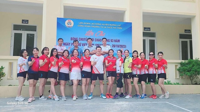 Các CĐCS trực thuộc LĐLĐ huyện Mường Lát tổ chức nhiều hoạt động thiết thực nhân kỷ niệm 93 năm Ngày thành lập Hội LHPN Việt Nam (20/10/1930 – 20/10/2023) và 13 năm Ngày Phụ nữ Việt Nam (20/10/2010-20/10/2023)