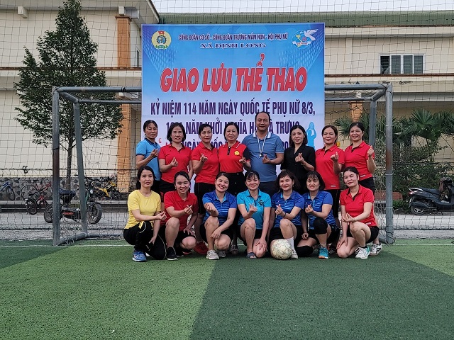 Công đoàn xã Định Long, huyện Yên Định tổ chức các hoạt động Kỷ niệm 114 năm Ngày Quốc tế phụ nữ 8/3