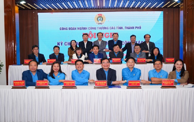 CĐN Công Thương Thanh Hóa tham dự hội nghị ký Chương trình công tác phối hợp giữa các Công đoàn ngành Công Thương địa phương