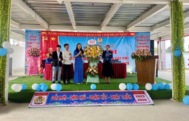 Đại hội lần thứ nhất Công đoàn Công ty TNHH giày PMT