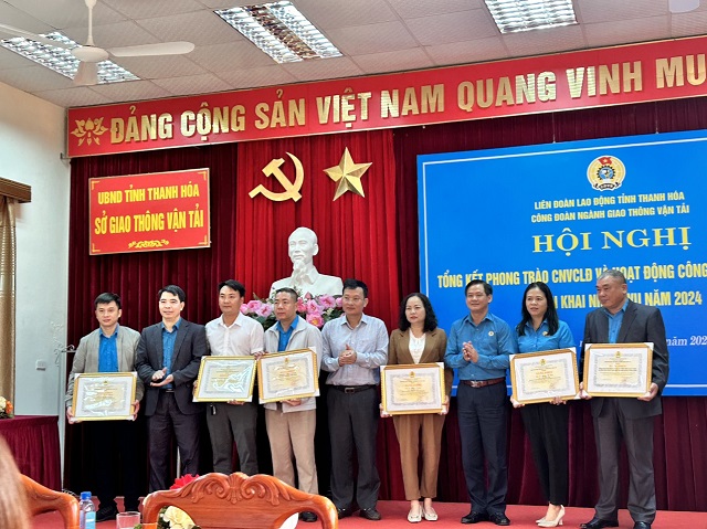  Công đoàn ngành Giao thông Vận tải Thanh Hóa Tổng kết phong trào CNVCLĐ và hoạt động công đoàn năm 2023