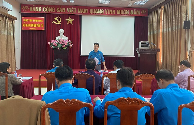 Công đoàn ngành giao thông vận tải Thanh Hóa: Tổ chức Hội nghị đánh giá, xếp loại chất lượng hoạt động Công đoàn cơ sở và bình xét thi đua năm 2023