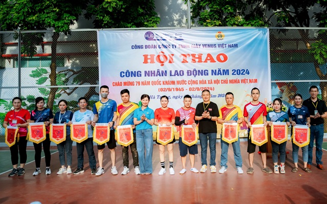 Công đoàn công ty TNHH giày Venus Việt Nam tổ chức Hội thao CNLĐ Nhân kỷ niệm 79 năm ngày Quốc khánh 02/9 (02/9/1945-02/9/2024)
