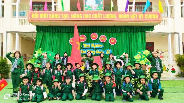 Hậu Lộc: Mô hình hoạt động trải nghiệm Chào mừng 80 năm ngày thành lập Quân đội Nhân dân Việt Nam 22/12/1944 - 22/12/2024