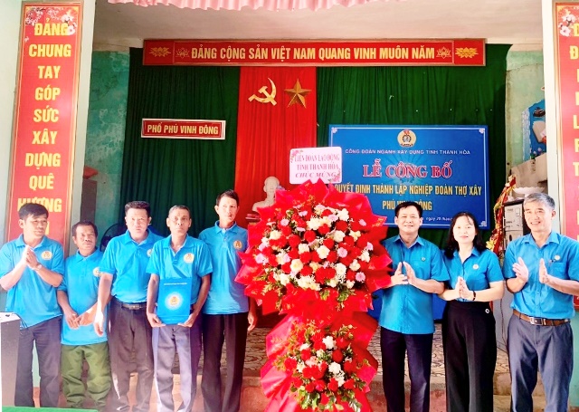Thành lập Nghiệp đoàn thợ xây Phú Vinh Đông
