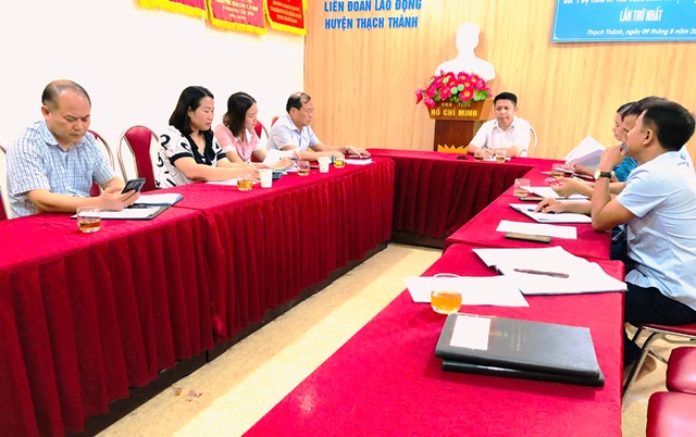 Ban chuyên đề Liên đoàn Lao động tỉnh tăng cường phụ trách cơ sở
