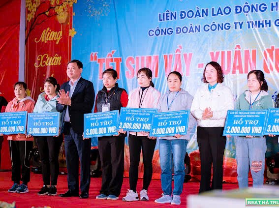 LĐLĐ Huyện Hà Trung tổ chức chương trình “Tết sum vầy – Xuân ơn Đảng” năm 2025.